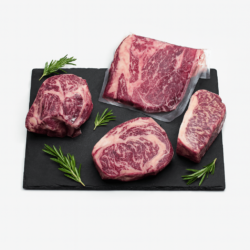 Ilustrativní foto středního balíčku 3kg Wagyu beef