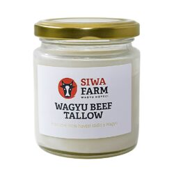 Sklenice obsahující 100% hovézího loje - vyrobeno ze SiwaFarm Hovězí wagyu